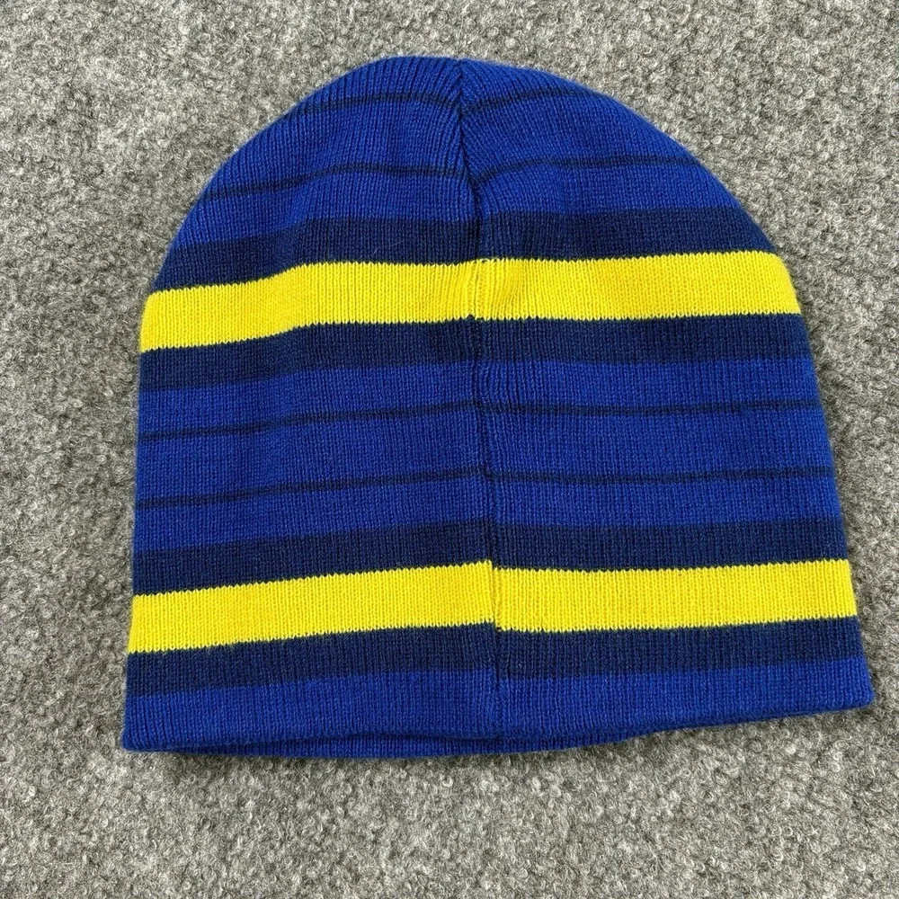 Paw Patrol Beanie Hat Kids‎ Knit Snow Ski Snowboard Cap Blue Striped Boys OSFM